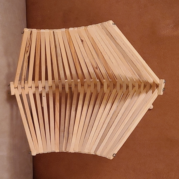 Wooden foldable fruit basket - Picture 7 of 16